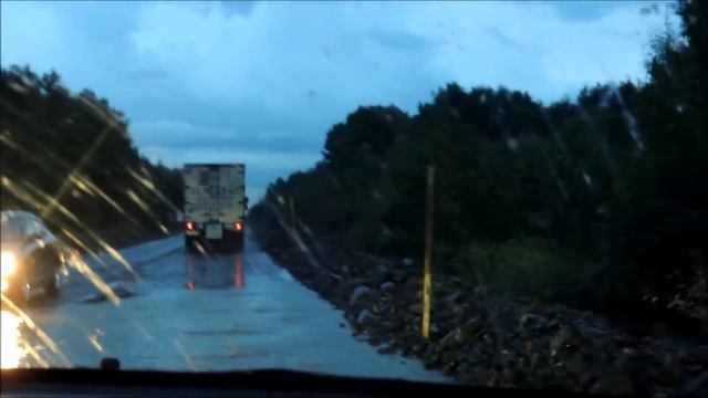 потоп в Хабаровском крае, трасса Комсомольск-Хабаровск 162 км от Хабаровска 23 августа 2013 смотреть онлайн