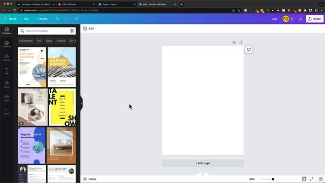 ЛЕГКО Создавайте дизайны для печати по запросу с помощью CANVA (ОБУЧЕНИЕ) смотреть онлайн
