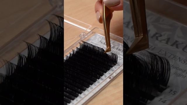 Ресницы Nagaraku чёрные, миксы, изгиб LC, 16 линий смотреть онлайн