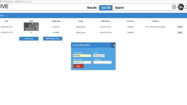 Интерфейс ПО Hive - распознавание автономеров без сервера смотреть онлайн