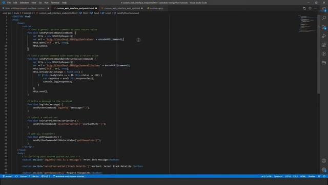 VRED Python Tutorial 5 - How to use the web interface to control VRED remotely смотреть онлайн