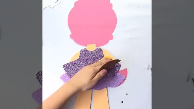 Muñeca tipo dos en foami para Decoraciones Moldes Gratuios en pdf Tutorial de como hacer Niña смотреть онлайн