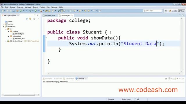 package in java example | Java packages | package example using eclipse смотреть онлайн