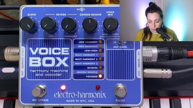 Electro-harmonix harmony machine and vocoder VOICE BOX review смотреть онлайн