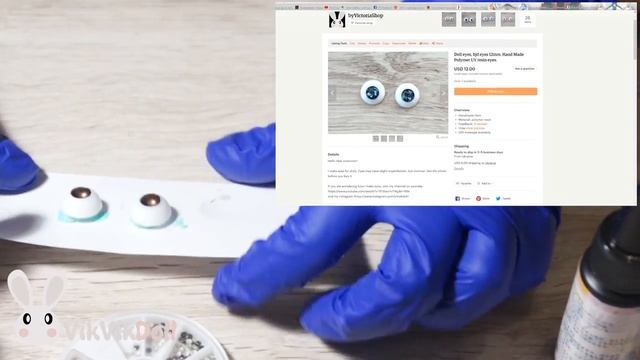 Делаем глаза для кукол! Секрет идеального зрачка. смотреть онлайн