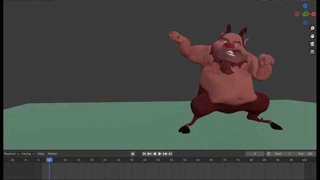 BLENDER 2.91 Сатир предварительный просмотр тест смотреть онлайн