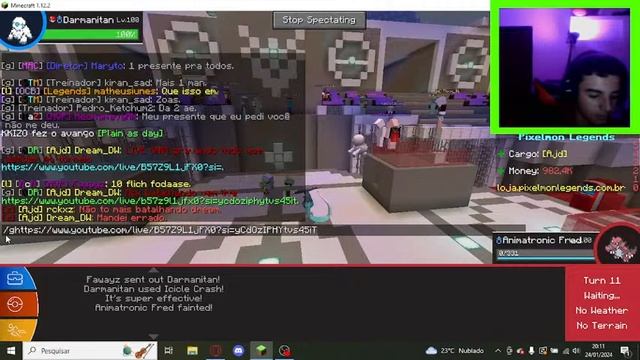 Torneio De Pixelmon 3 X 3 !!!! (Ao Vivo) смотреть онлайн