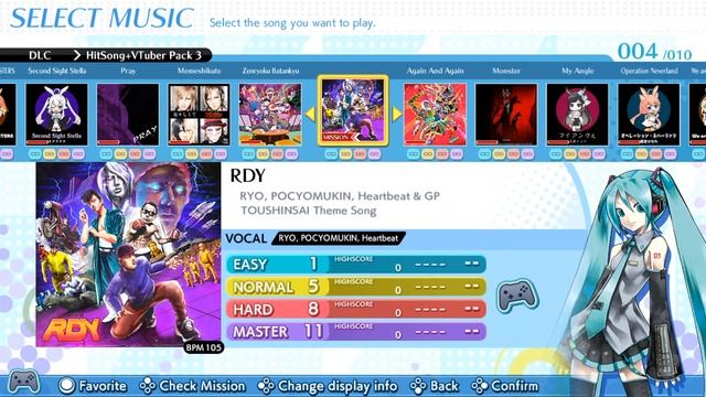 Hit Song + VTuber Pack 3 DLC overview for Groove Coaster Wai Wai Party!!!! смотреть онлайн