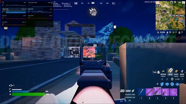 FORTNITE - Ryzen 7 5700x RX 7700 XT 1080p FPS TEST смотреть онлайн