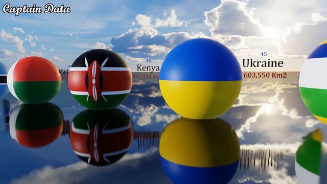 What if countries were planets | Countries Size Comparison смотреть онлайн