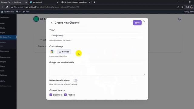 How To Add Google Maps On A Button On Your WordPress Website Using Bit Assist смотреть онлайн
