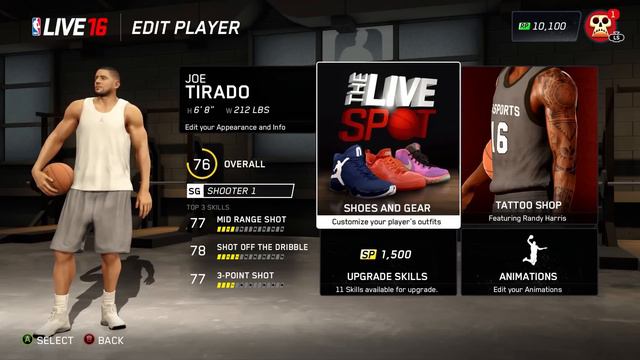NBA Live 16 Create A Player Preview смотреть онлайн