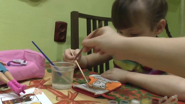 Раскрашиваем новогодний носок,Coloring Merri Christmas socks смотреть онлайн