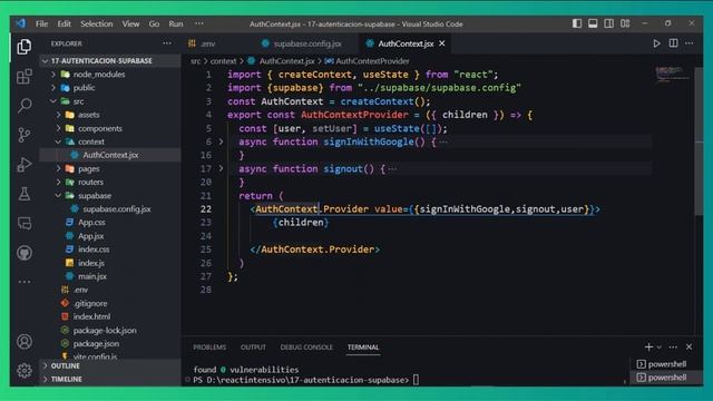 Autenticación por Google con ⚛️React y ?SUPABASE смотреть онлайн
