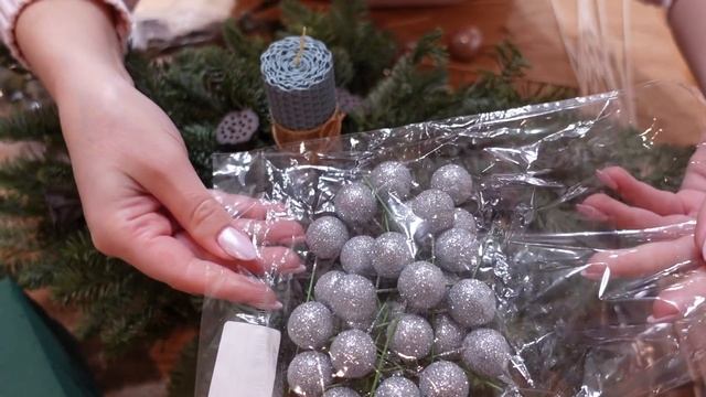 НОВОГОДНИЙ ДЕКОР СВОИМИ РУКАМИ:?КОМПОЗИЦИИ НА НОВОГОДНИЙ СТОЛ ? ЗИМНИЕ БУКЕТЫ ❄️ ДЕКОР ИЗ НОБИЛИСА смотреть онлайн