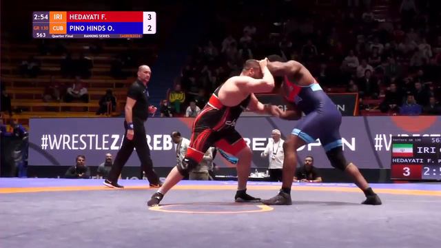 Fardin Shaban HEDAYATI (IRI) vs. Oscar PINO HINDS (CUB) | Seniors Ranking Series 2024 |Quarter Fina смотреть онлайн