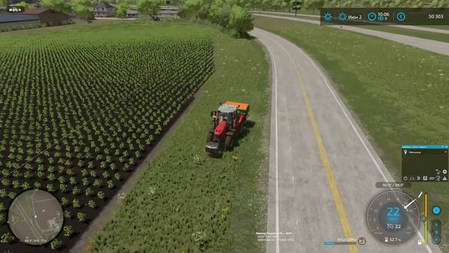 Farming Simulator 22 - часть 30. Продаем урожай соевых бобов. смотреть онлайн