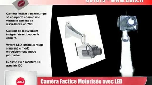 Caméra Factice Motorisée WiFi avec LED смотреть онлайн