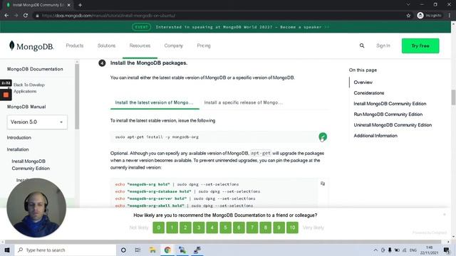 Setup a free MongoDB ATLAS Replicaset: Verify your account смотреть онлайн