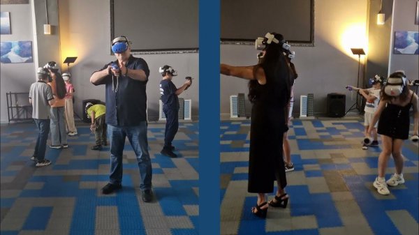 Лучшее social&fun развлечение для всей семьи. Командные VR игры для взрослых и детей Zeexar VR Arena