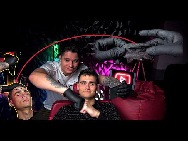 Black Mask Elegance In Top Barbershop