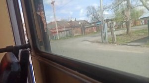 Поездка на трамвае 71-608К,который сломался в середине пути!Город Уфа!