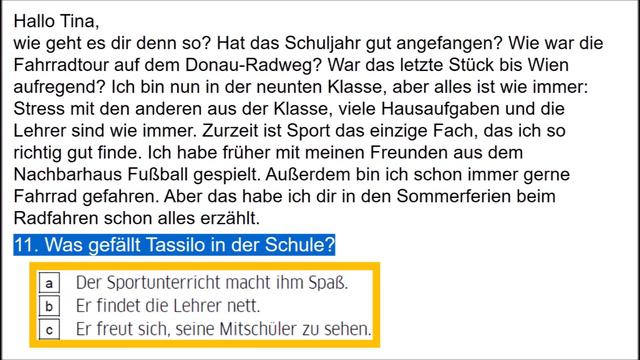Goethe Zertifikat A2 Lesen | Fit in Deutsch 2 German Reading Exam A2 смотреть онлайн