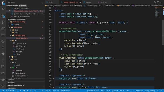 ESP-IDF in CPP 14: Inter Task Messaging смотреть онлайн