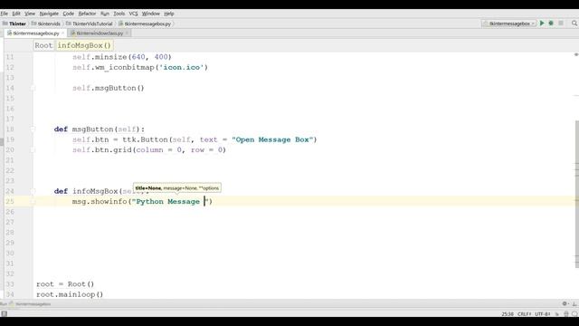 15 Python Tkinter Messagebox смотреть онлайн