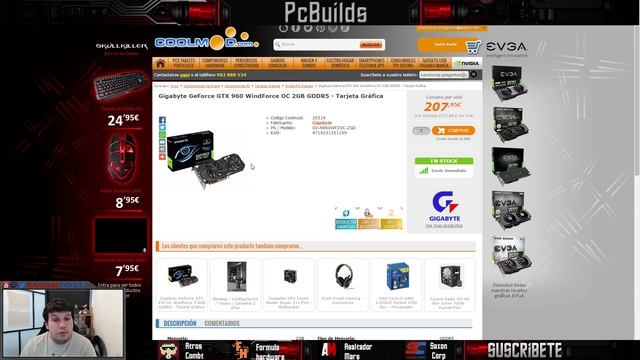 Pc Gamer 600€ (i5 4460 & Gtx 960 OC) Gráficos Altos 1080p 2016 смотреть онлайн