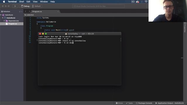 C#: Running .NET Core Console Applications On Mac смотреть онлайн
