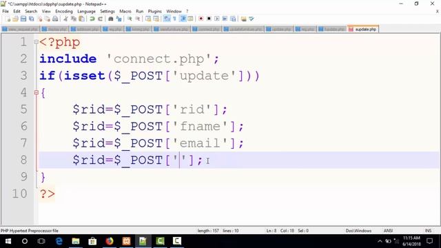 How to Update | Edit Records in Database using PHP MySQL Part-3 | PHP Tutorials in Gujarati смотреть онлайн