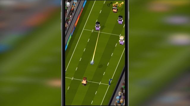 let’s play "Blocky Rugby - Endless Arcade Runner" для iOS (iPhone/iPad) смотреть онлайн