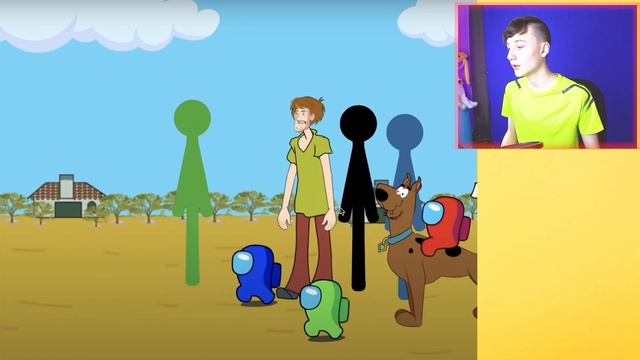 ? ИГРА В КАЛЬМАРА Анимация! ✅ AMONG US, КАРТУН КЭТ, СКУБИ-ДУ и другие! ?