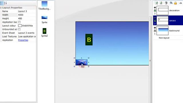 как начать создавать платформер в Construct Classic урок 2