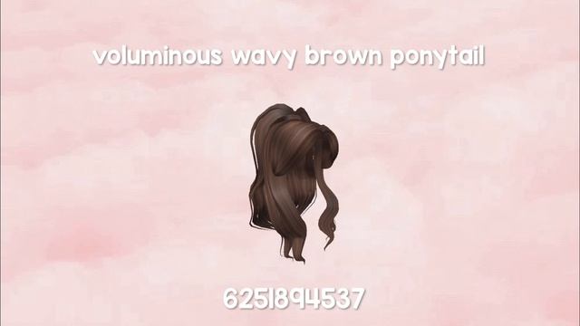 Aesthetic Brown Roblox Hair Codes! | BasicallyBrooklyn смотреть онлайн
