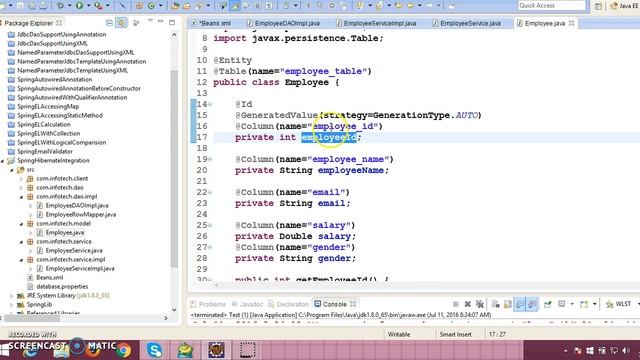75.Spring4 Hibernate3 Integration using XML configuration_PART1 смотреть онлайн