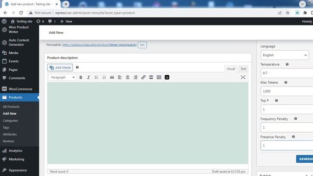 Automatic WooCommerce Product Description Writer смотреть онлайн