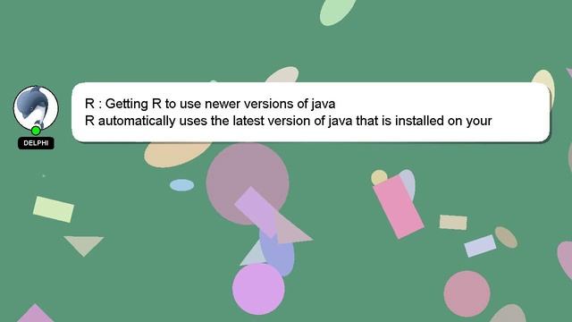 R : Getting R to use newer versions of java смотреть онлайн