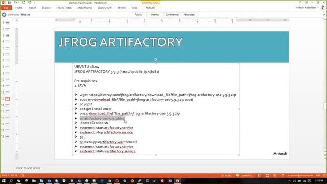 My First DevOps Pipeline | Installing Jfrog Artifactory | Part - 8 смотреть онлайн