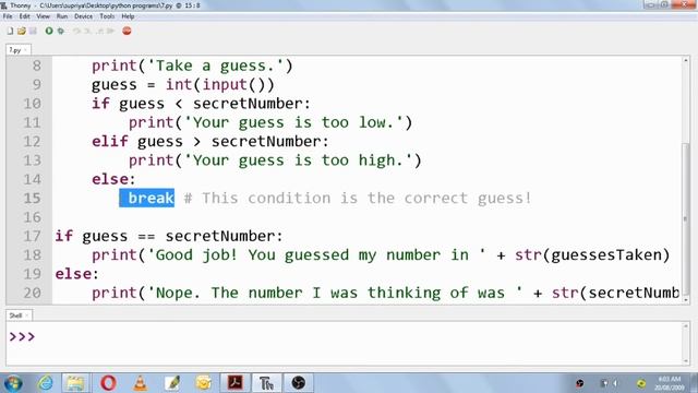 PYTHON BASICS 18 | 18CS55 | A Short Program: Guess the Number смотреть онлайн