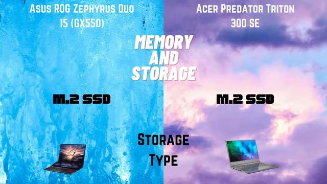 Asus ROG Zephyrus Duo 15 GX550 vs Acer Predator Triton 300 SE Spec Comparison смотреть онлайн