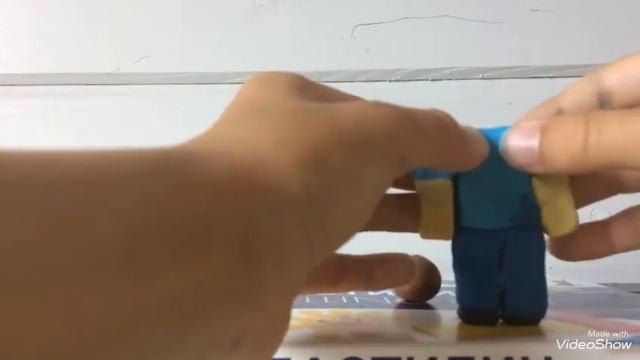 Лепка Стива из майнкрафт