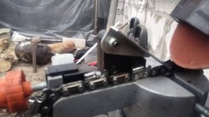 заточка цепи на пилу.изменил угол заточки.