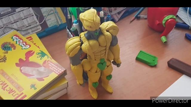 Как сделать Дио Брандо и его стэнд из пластилина + четырёхлетие канала смотреть онлайн