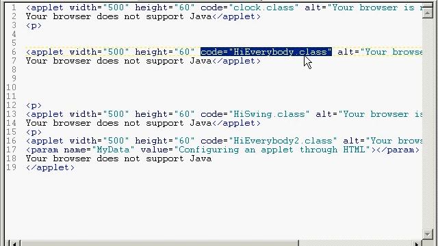 applets java смотреть онлайн