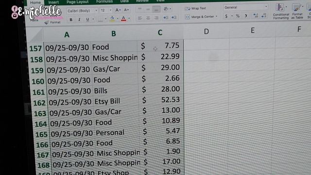 How to Use Excel To Track Expenses| Money Management | E.Michelle смотреть онлайн
