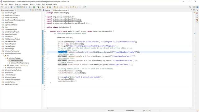 How to handle radio button using Selenium WebDriver - ITLearn360 смотреть онлайн