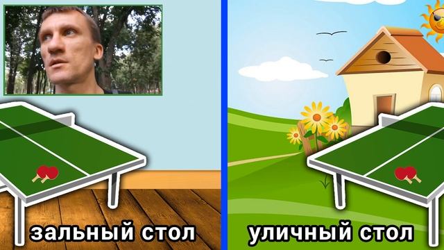 Indoor и Outdoor столы для настольного тенниса (зальные и всепогодные), в чём разница? смотреть онлайн