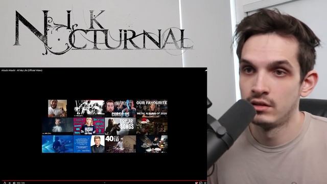 Metal Musician Reacts to Attack Attack! | All My Life | смотреть онлайн